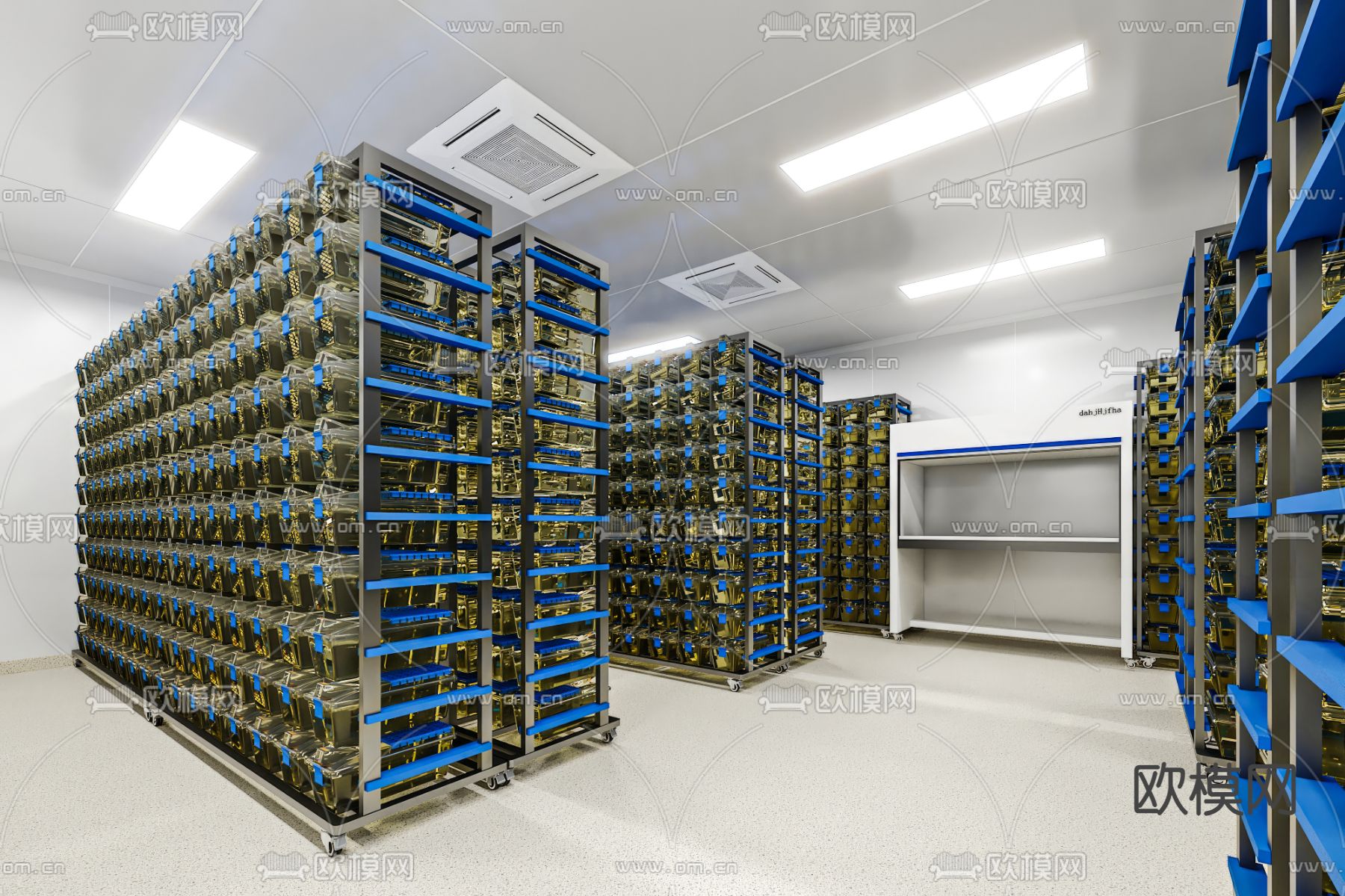 动物饲养间 宠物店仓库3d模型下载（渲染图1）