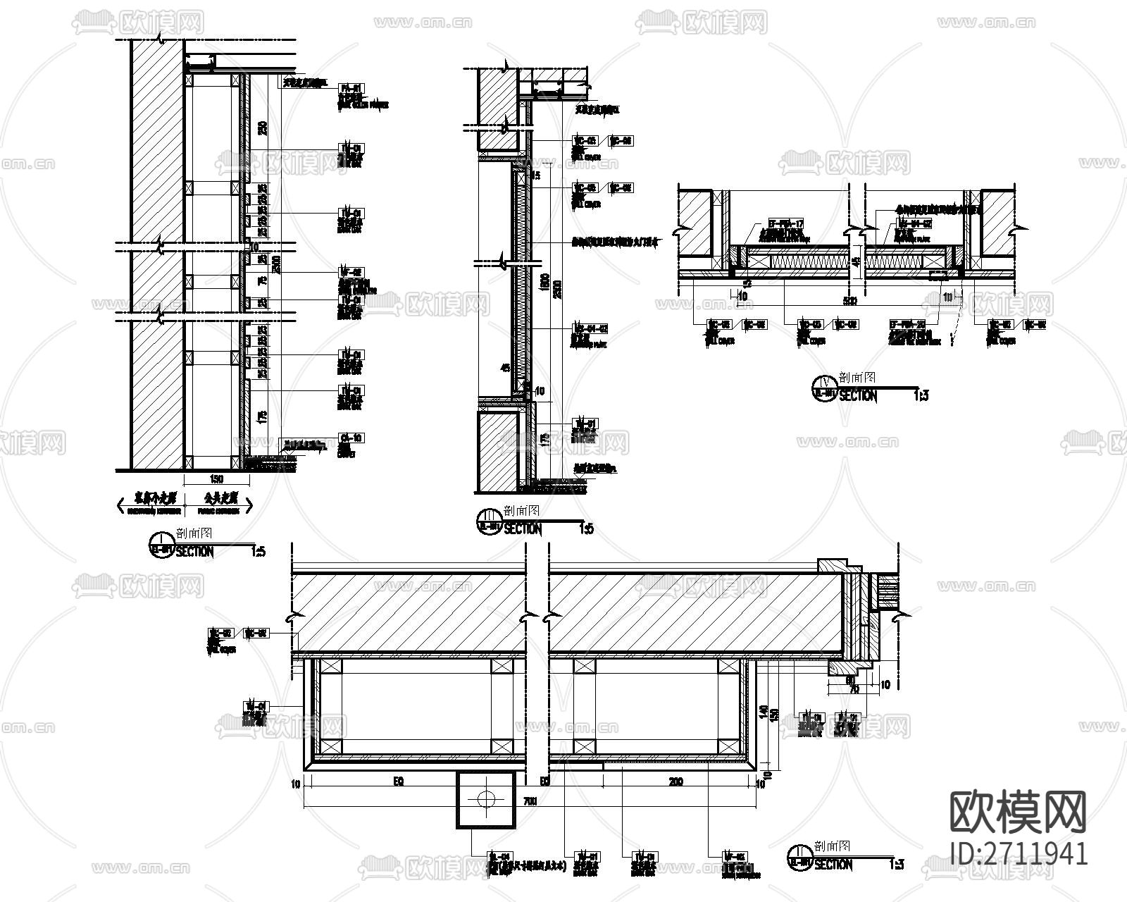 甲级防火门节点大样下载