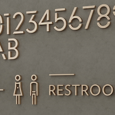  指示牌 路标su模型 