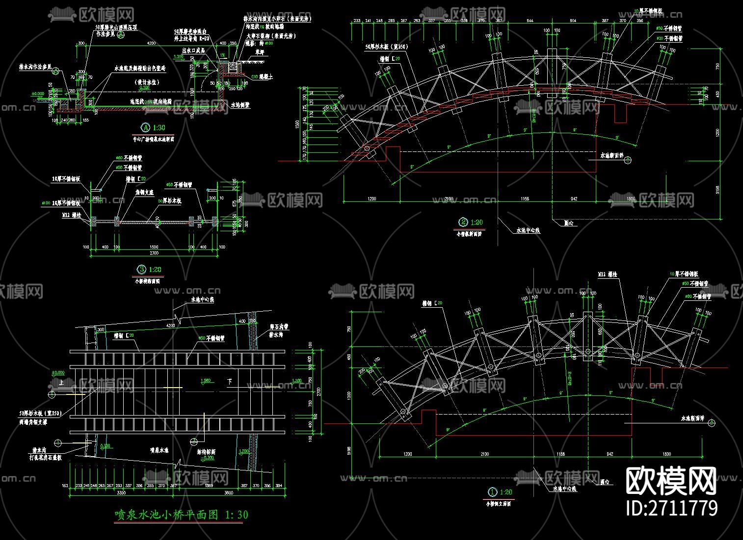 桥汀CAD节点大样下载（渲染图9）