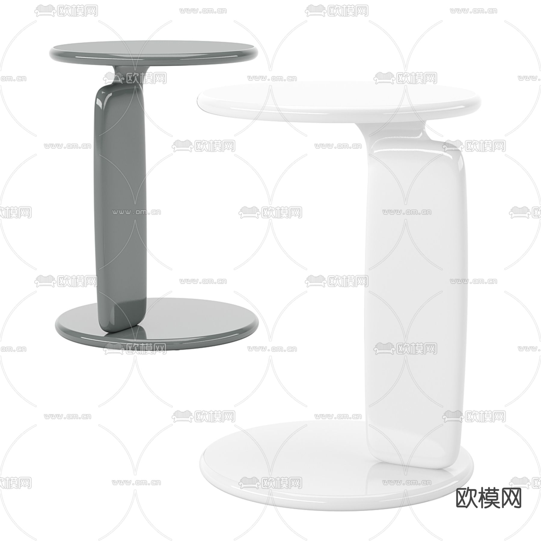 Roche Bobois边几 角几3d模型下载（渲染图2）