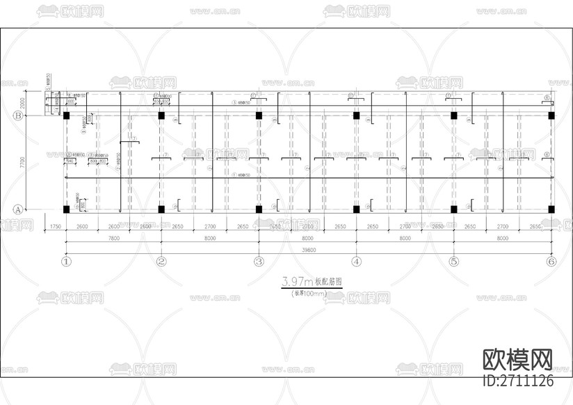 托電技改備品備件庫房CAD施工圖下載(渲染圖7)