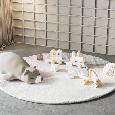  现代儿童玩具su模型 