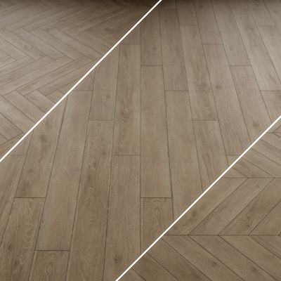 现代木地板su模型