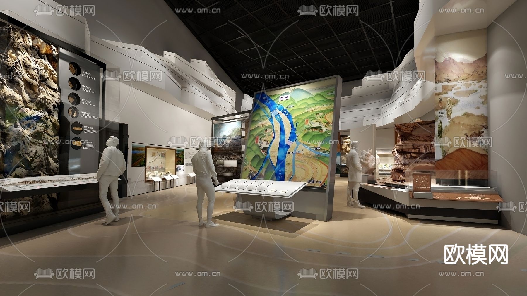 现代博物馆su模型下载_ID14156812_sketchup模型下载-欧模网