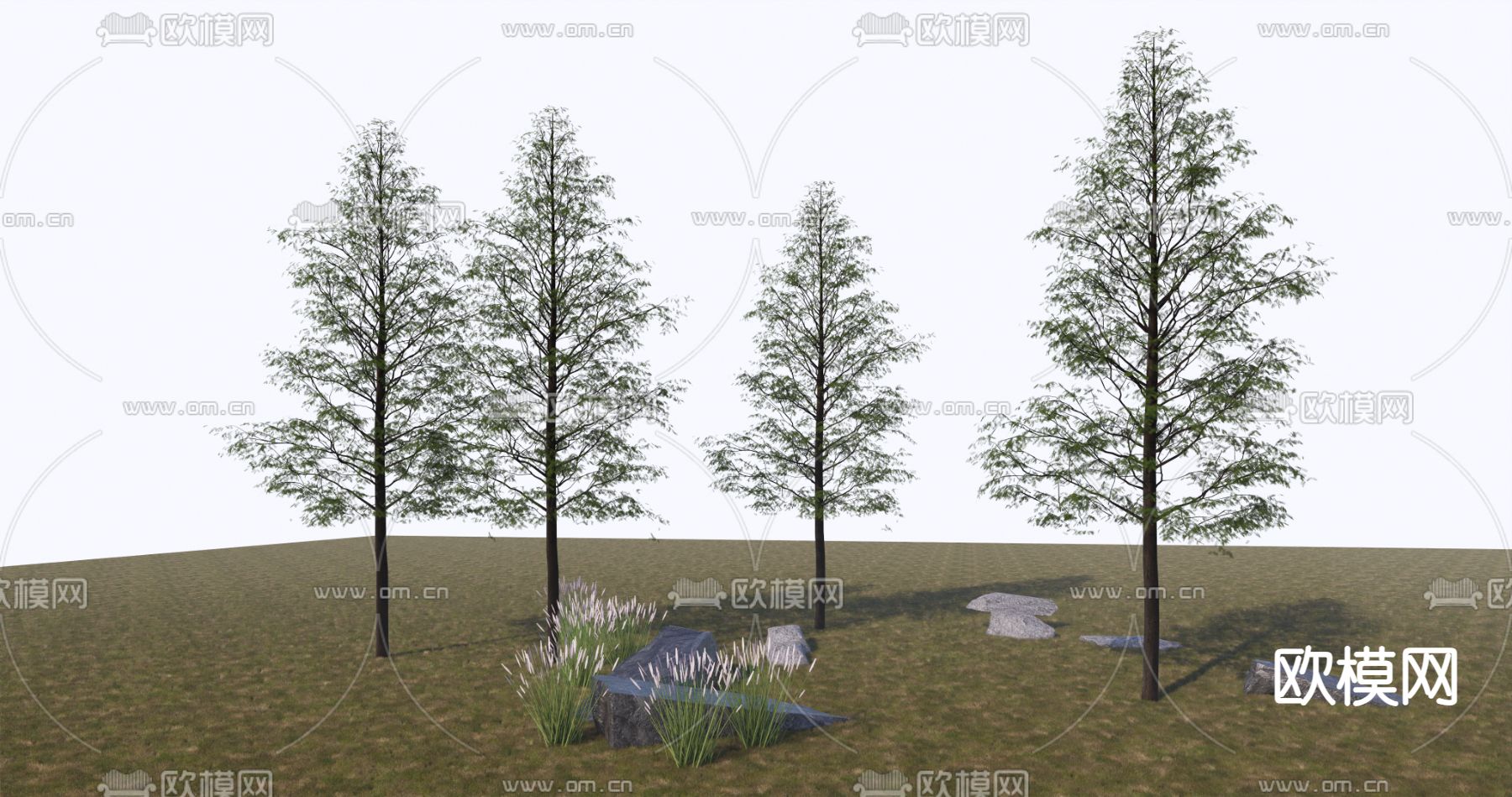 露营桌椅 户外桌椅 天幕su模型下载（渲染图2）