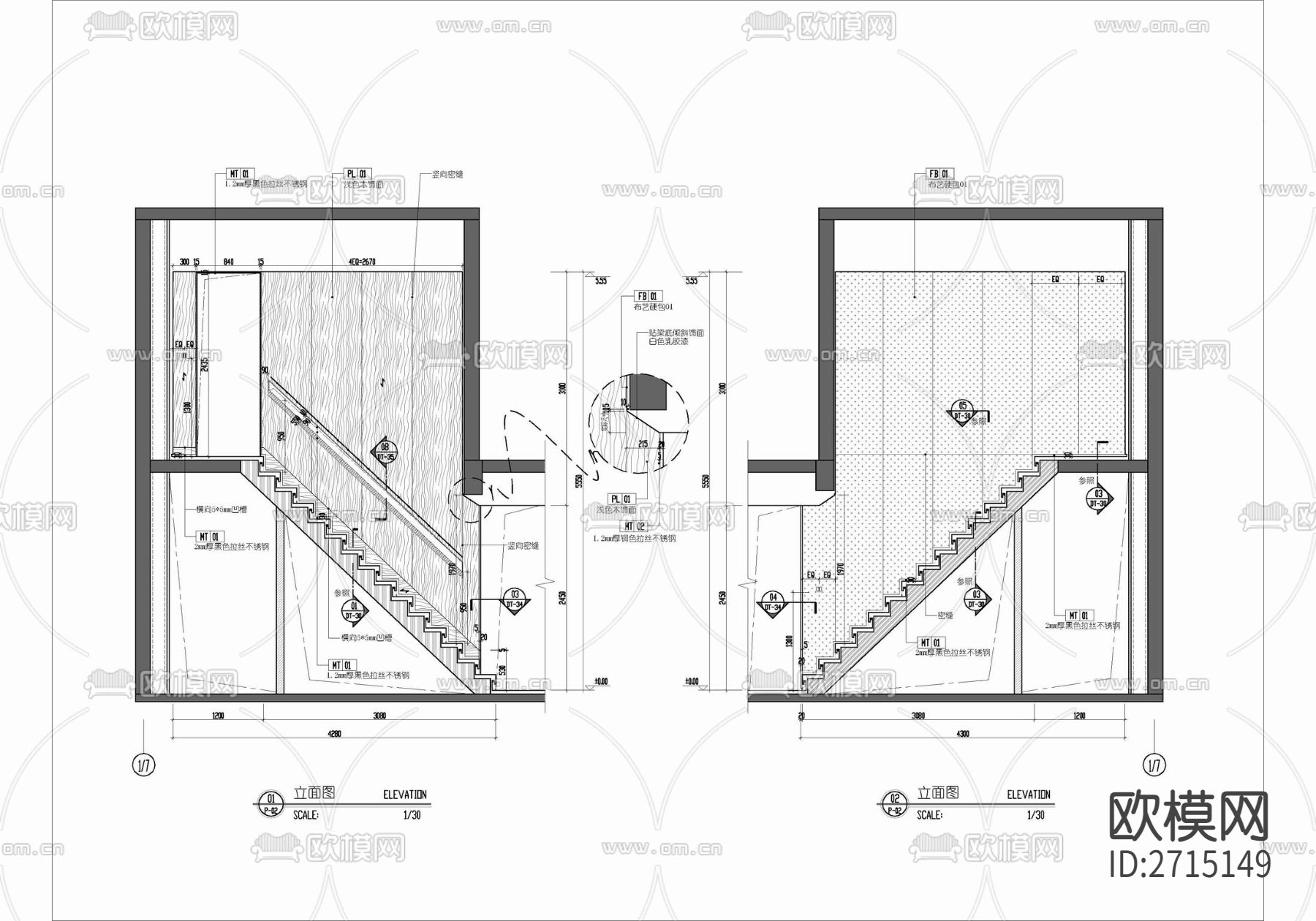 样板房cad平面图下载（渲染图8）