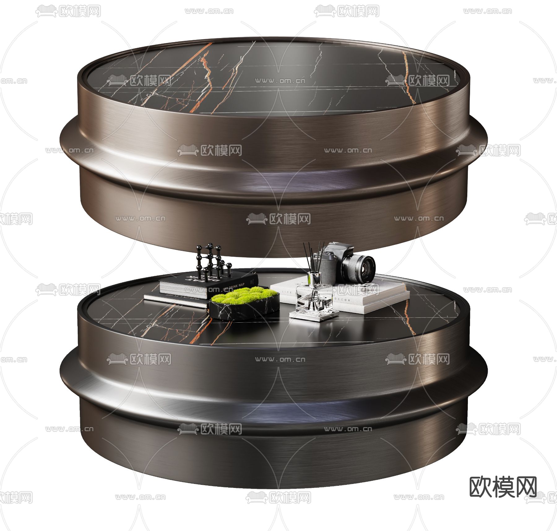 TONINCASA 圆形茶几3d模型下载