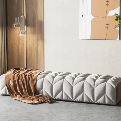  现代沙发凳su模型 