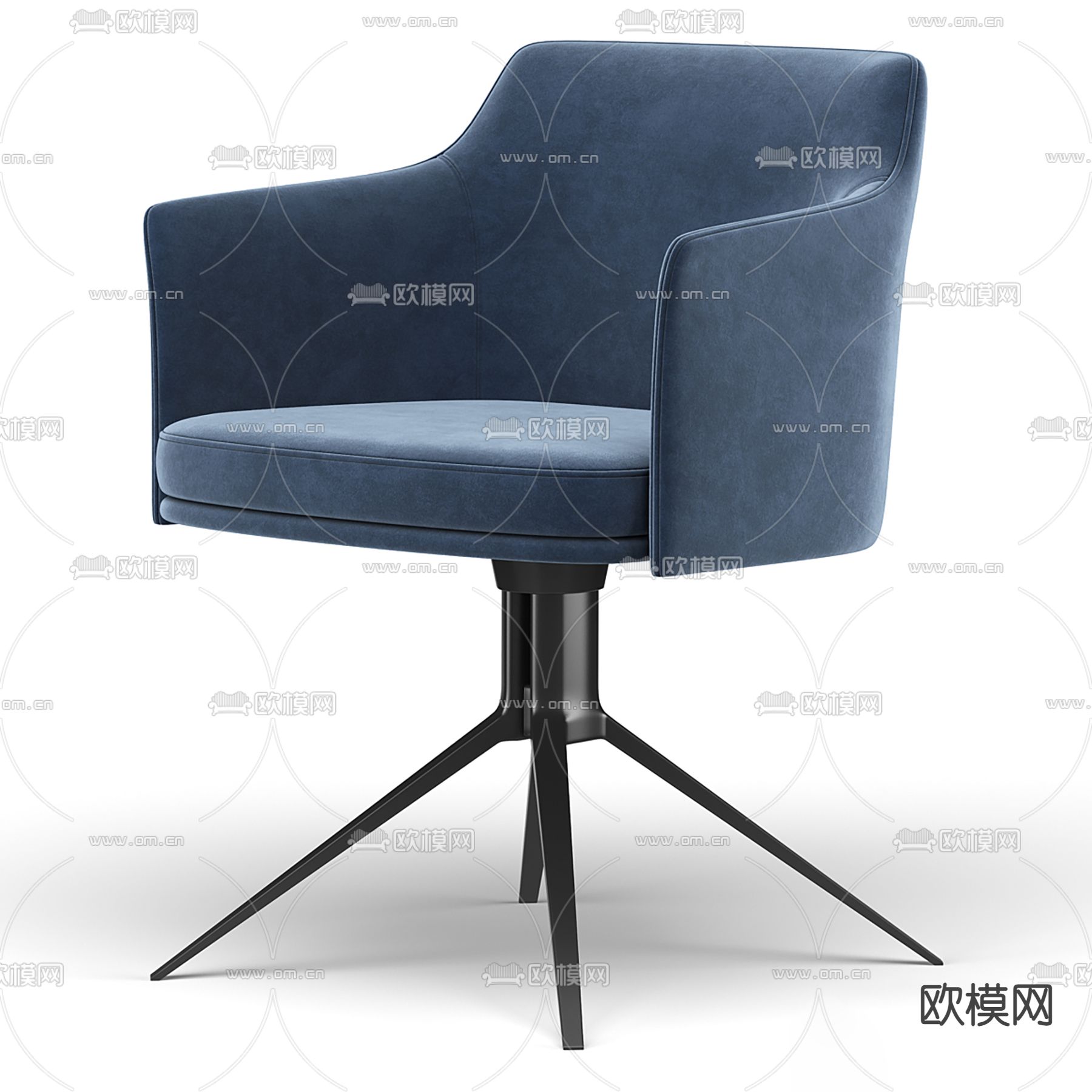 办公椅su模型下载（渲染图2）