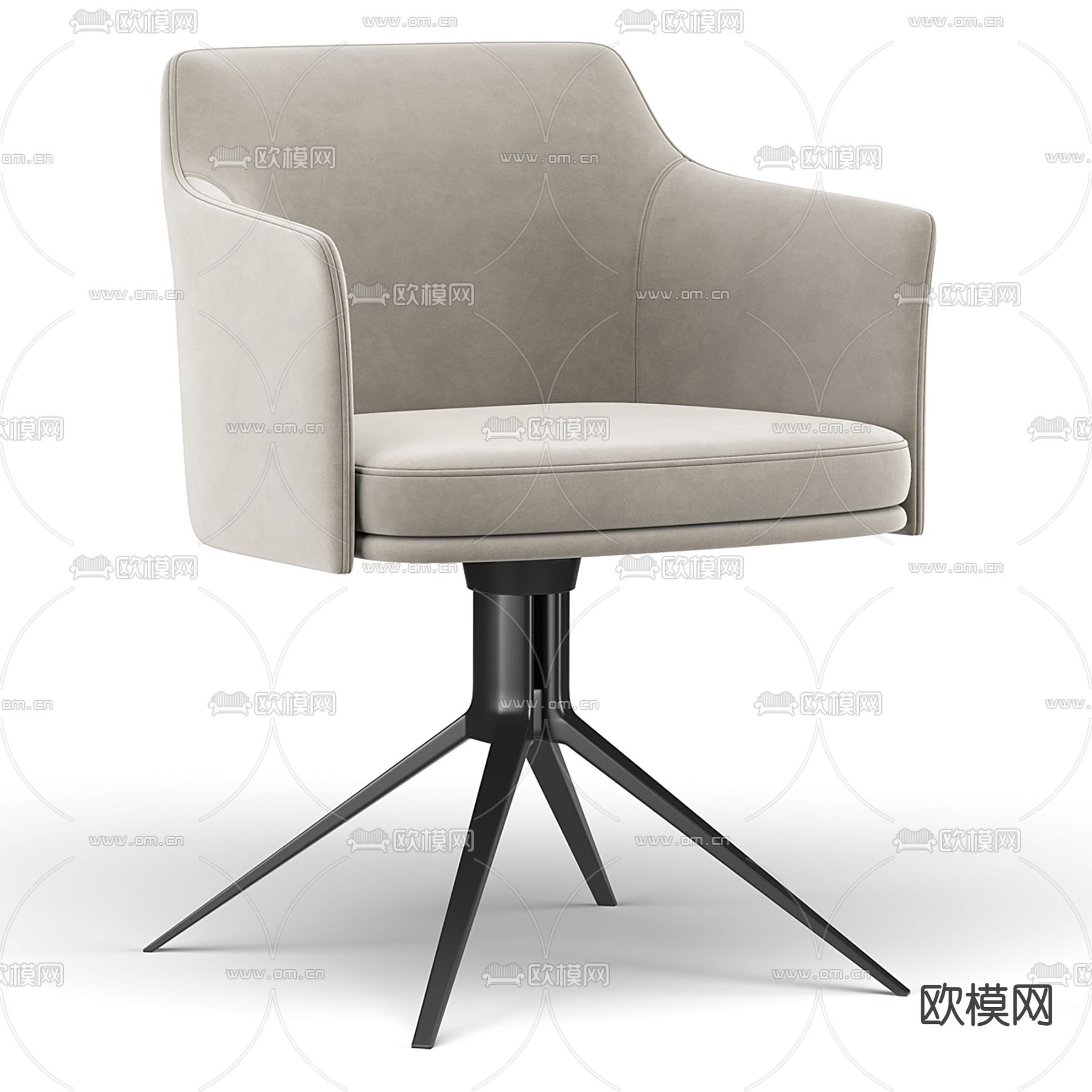 办公椅su模型下载（渲染图1）