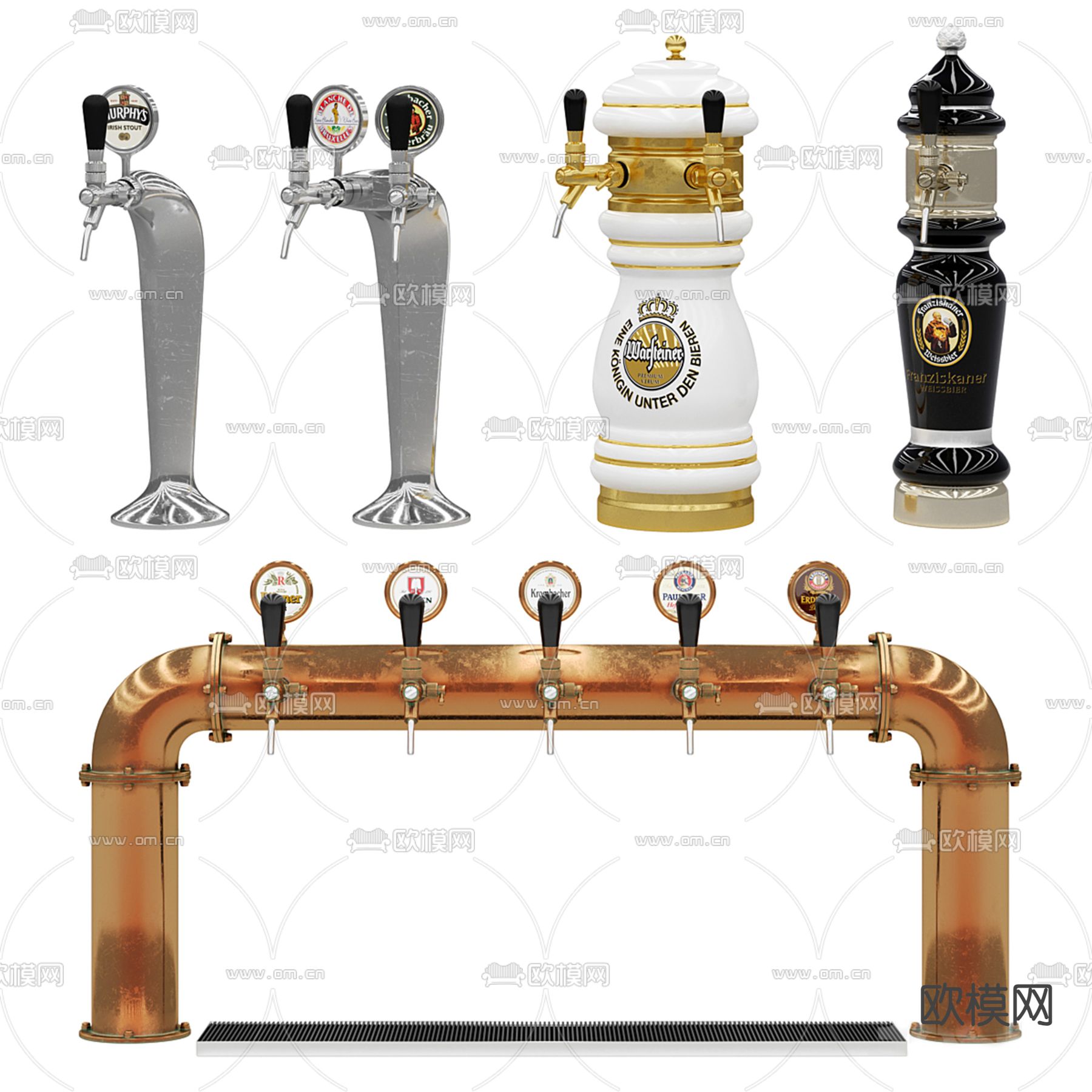 啤酒机 扎啤机3d模型下载