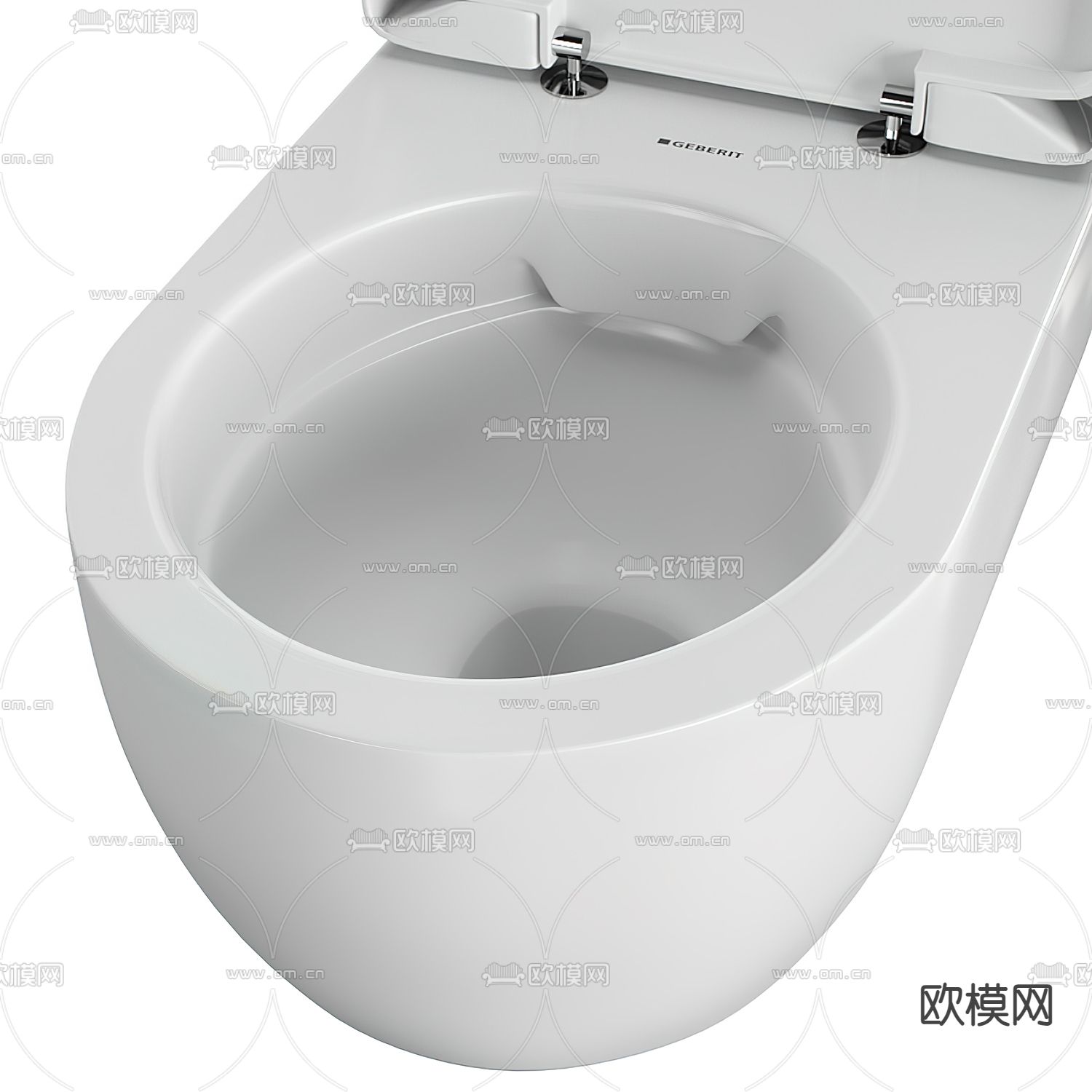 挂壁式马桶3d模型下载（渲染图3）