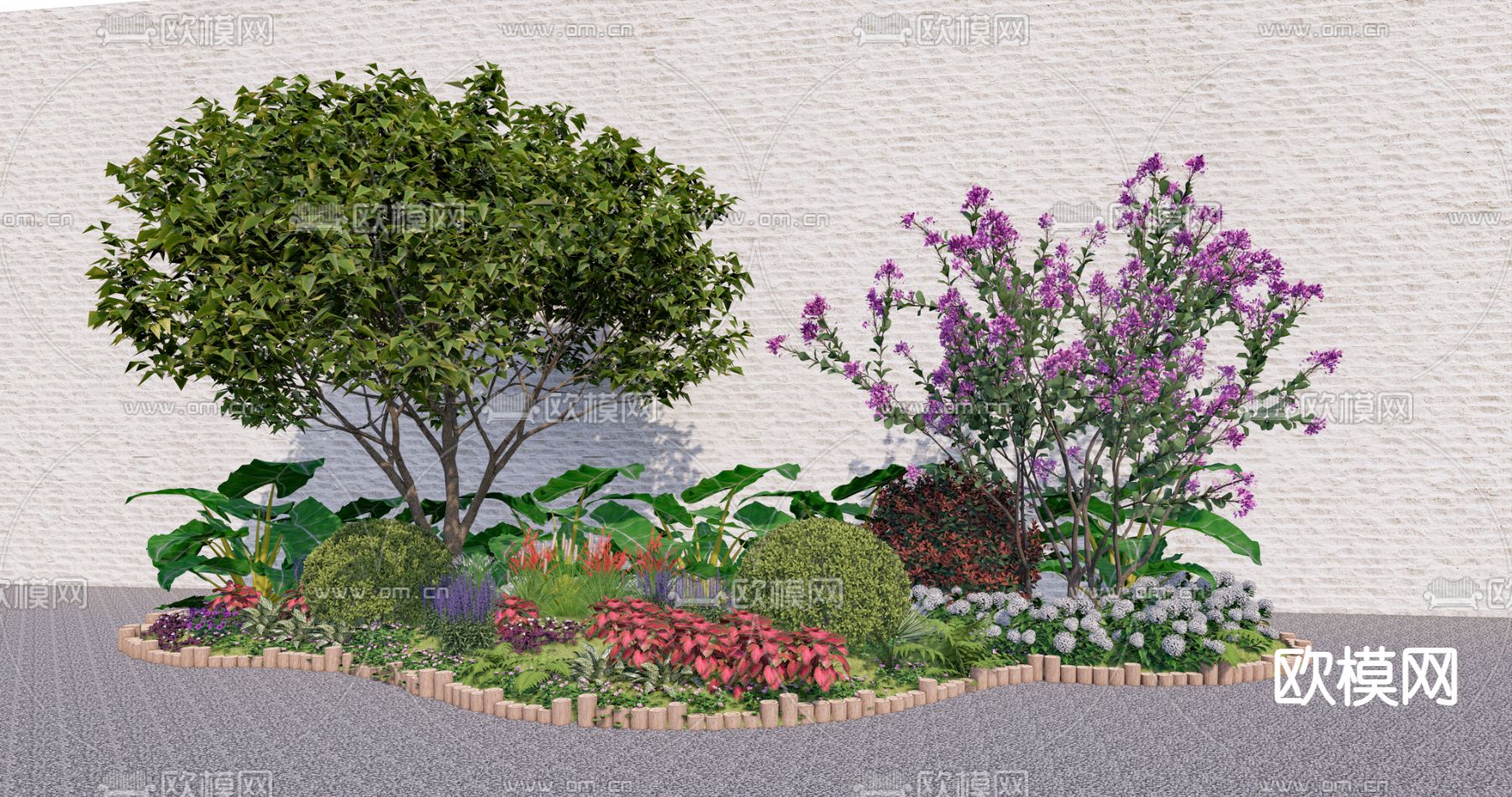 花坛su模型下载（渲染图1）