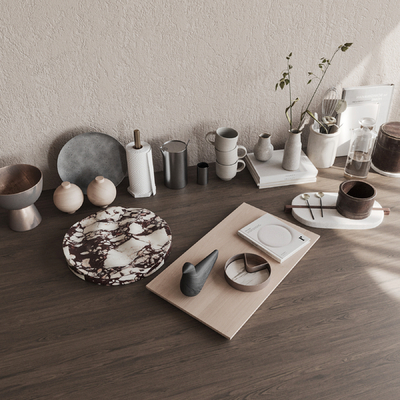  Poliform 餐具su模型 