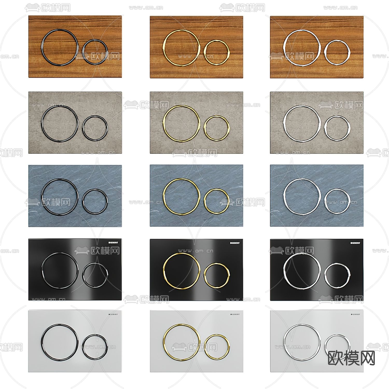 挂壁式马桶3d模型下载（渲染图2）