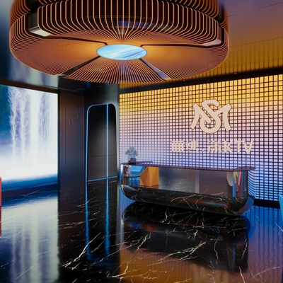  现代KTV包厢su模型 