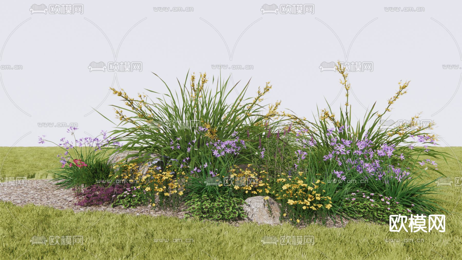 植物堆su模型下载