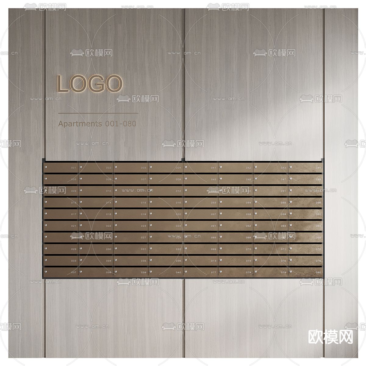 信报箱 信箱 邮箱su模型下载（渲染图1）