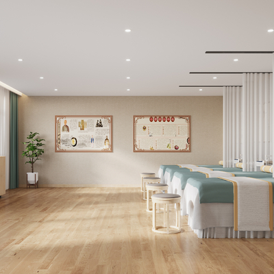  中医诊疗室su模型 