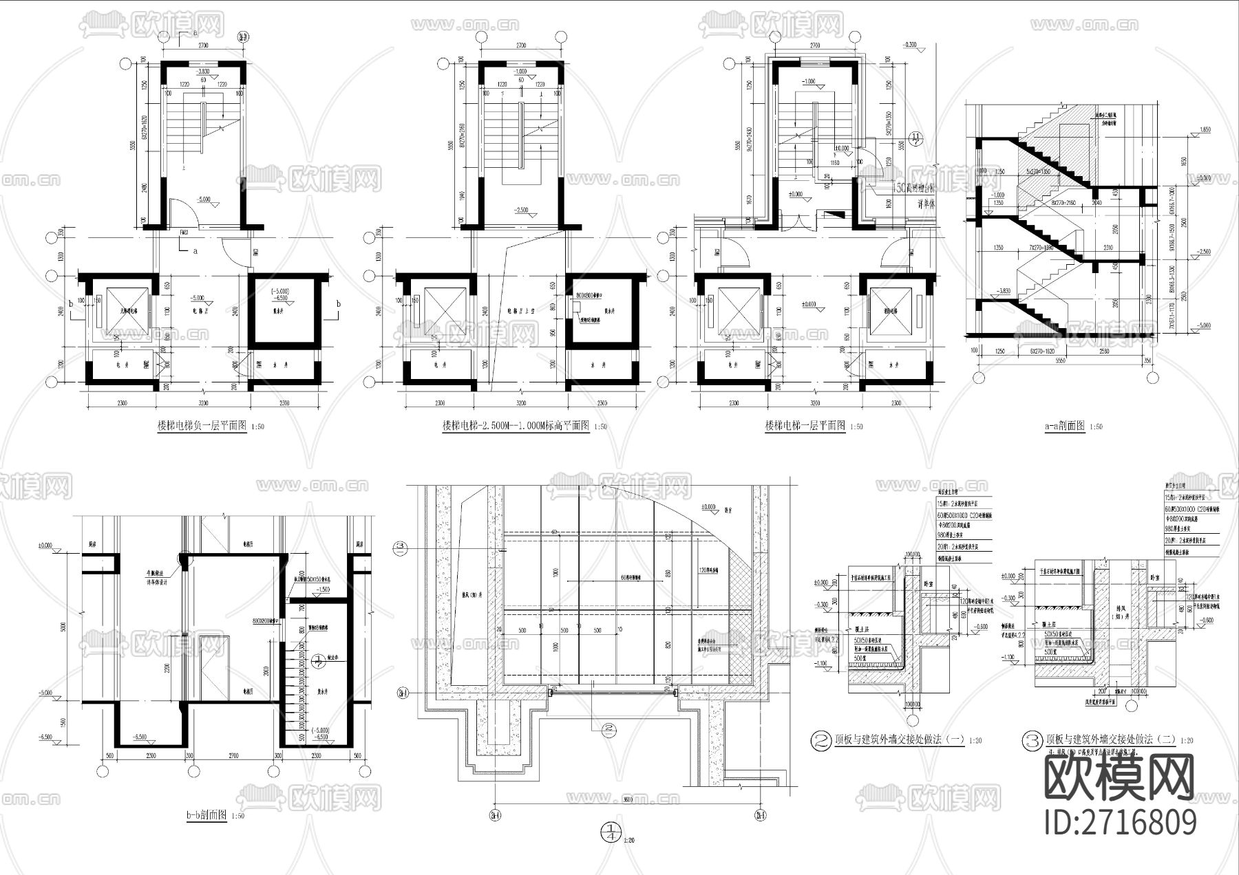 大型地下车库cad施工图下载（渲染图6）