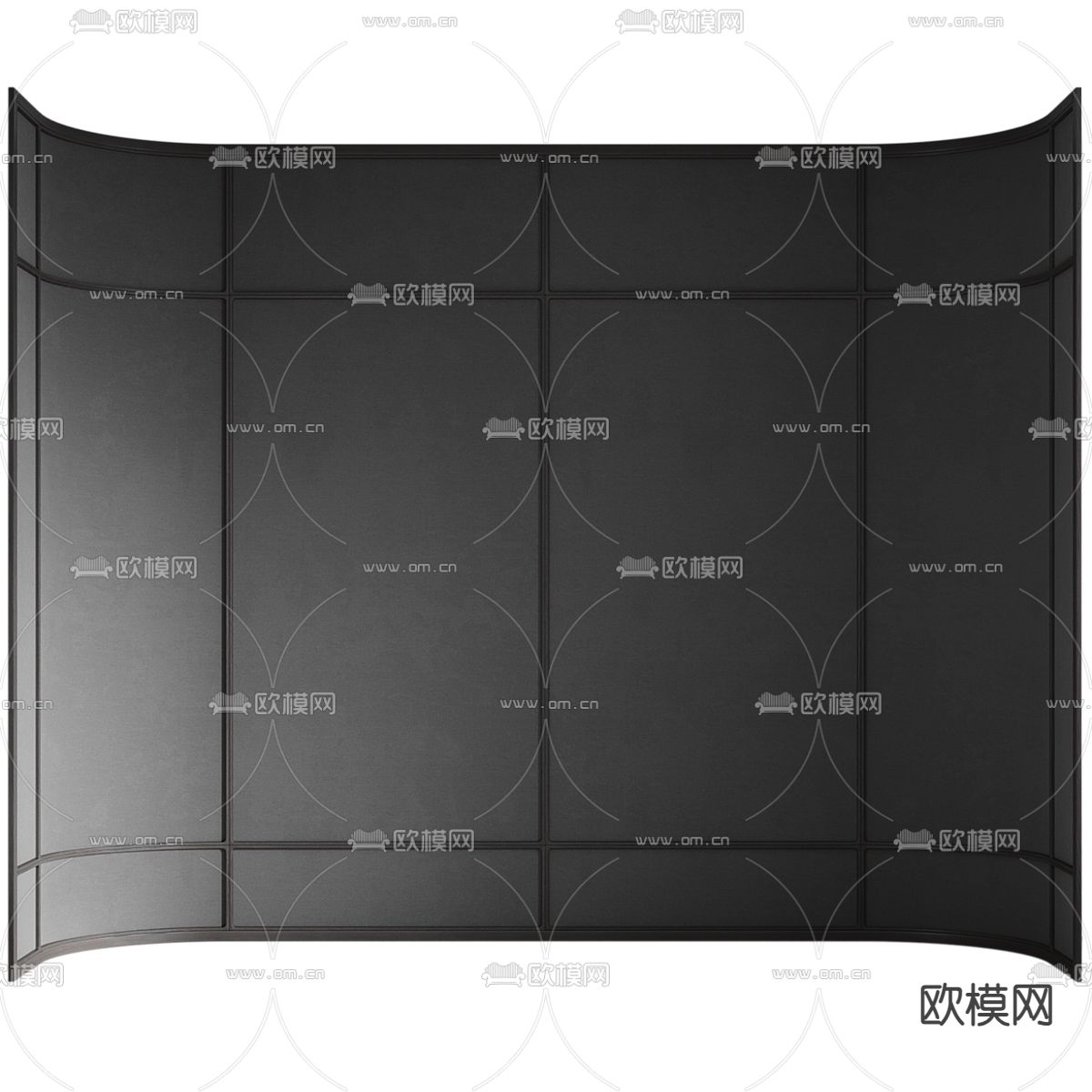 日式屏风 隔断3d模型下载（渲染图3）