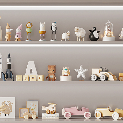  儿童玩具 汽车 火车 积木su模型 