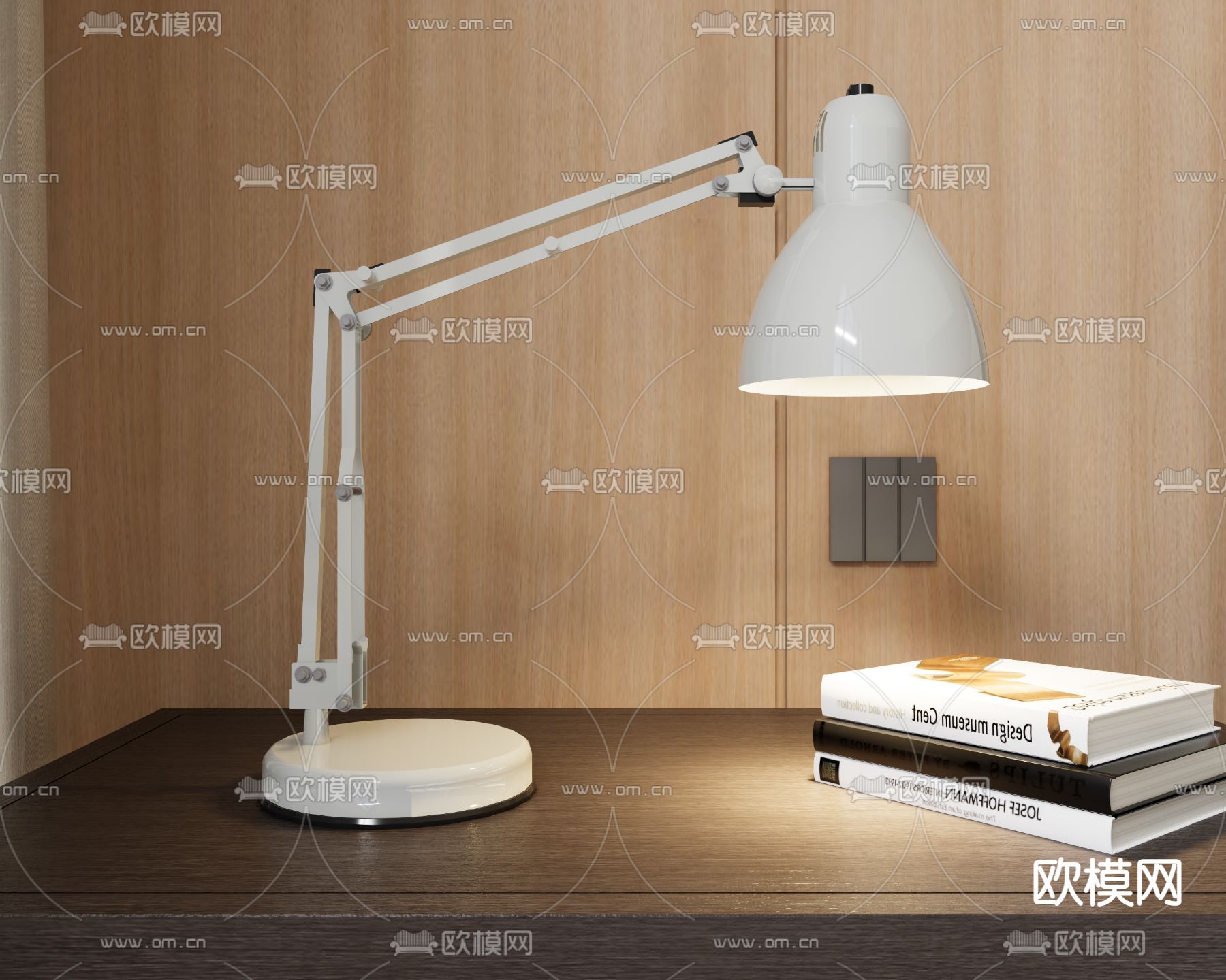 台灯su模型下载（渲染图1）