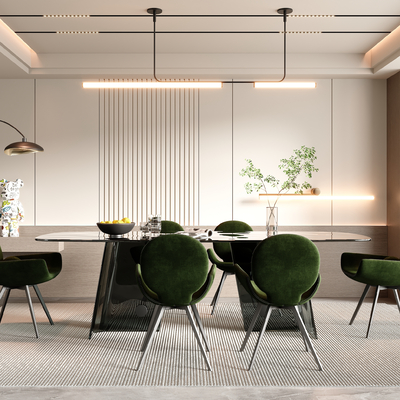 现代餐厅3d模型