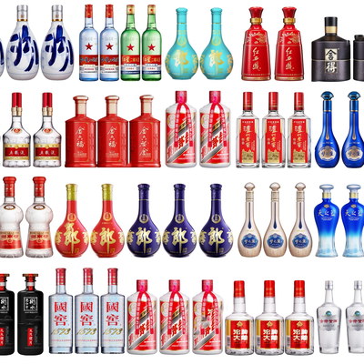  现代白酒su模型 