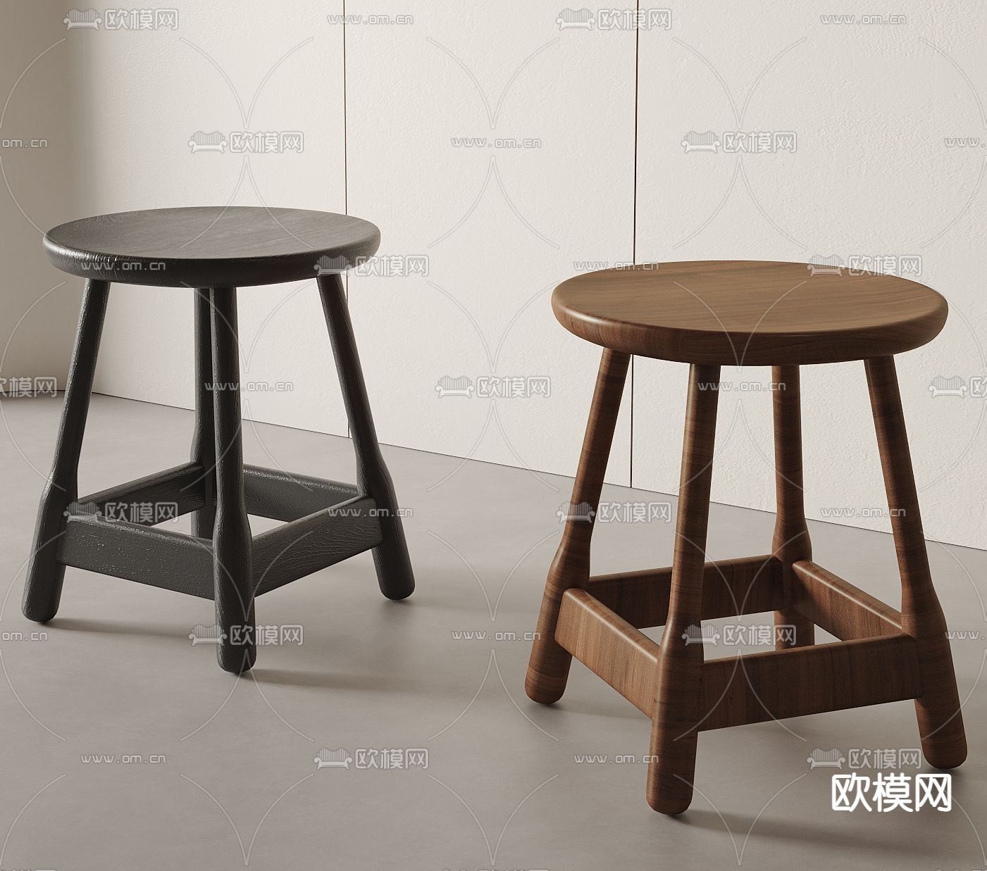 凳子su模型下载（渲染图1）