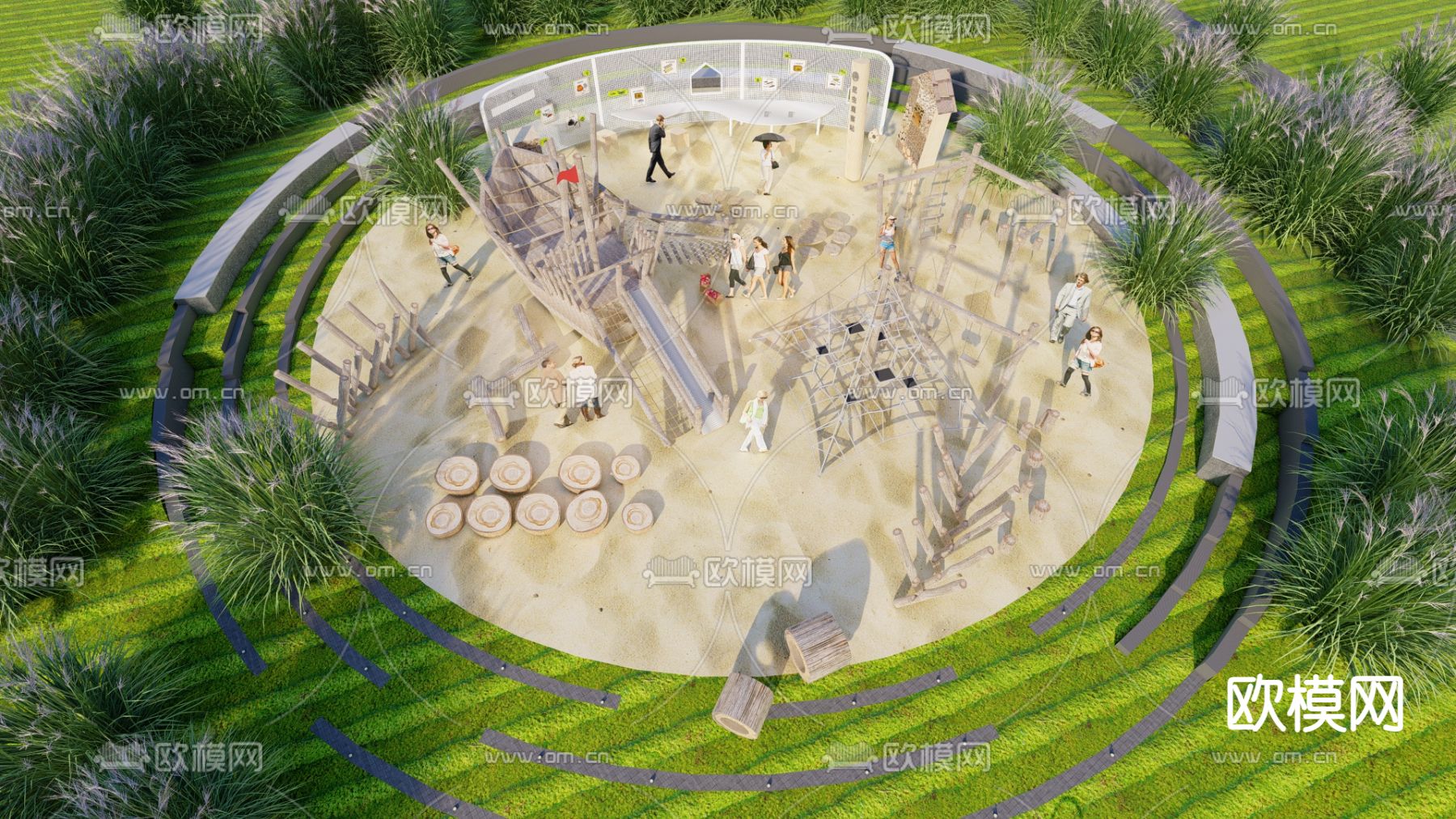 游乐设施su模型