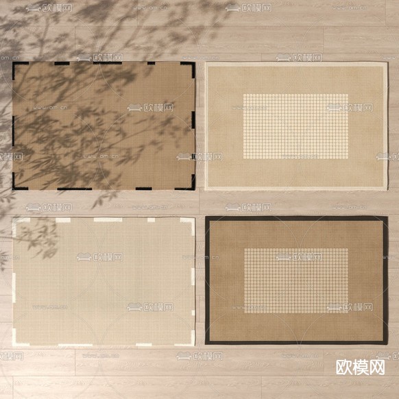 地毯 方毯3d模型下载
