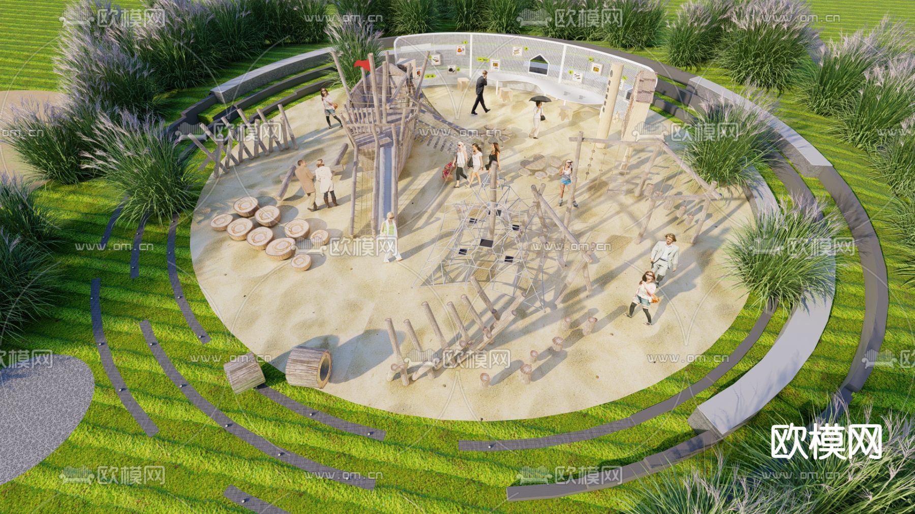 游乐设施su模型