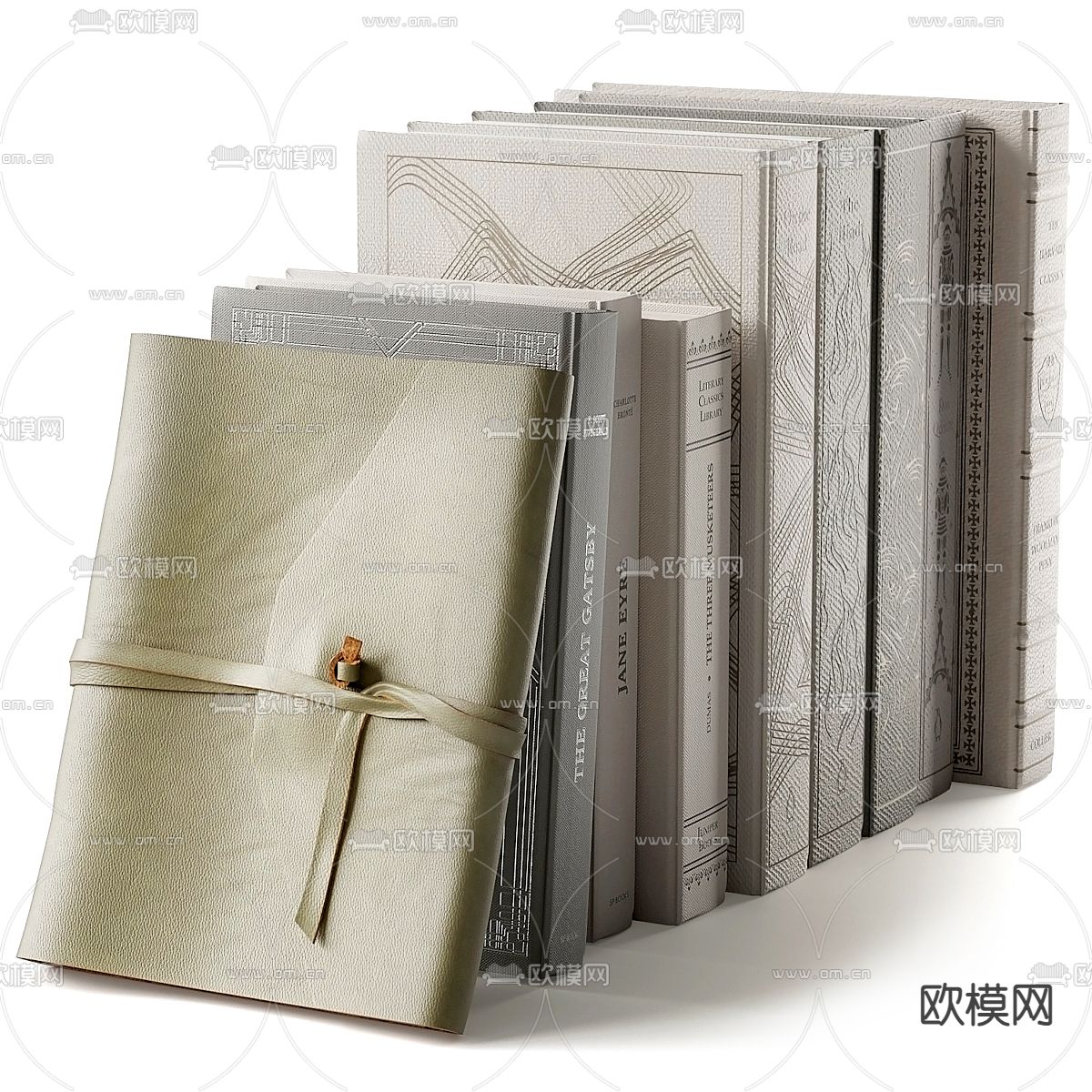 书籍 书刊 杂志 记事本3d模型下载