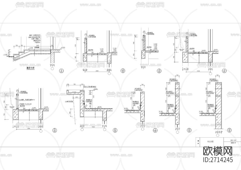 五層中學(xué)教學(xué)實驗樓建筑CAD施工圖下載(渲染圖6)
