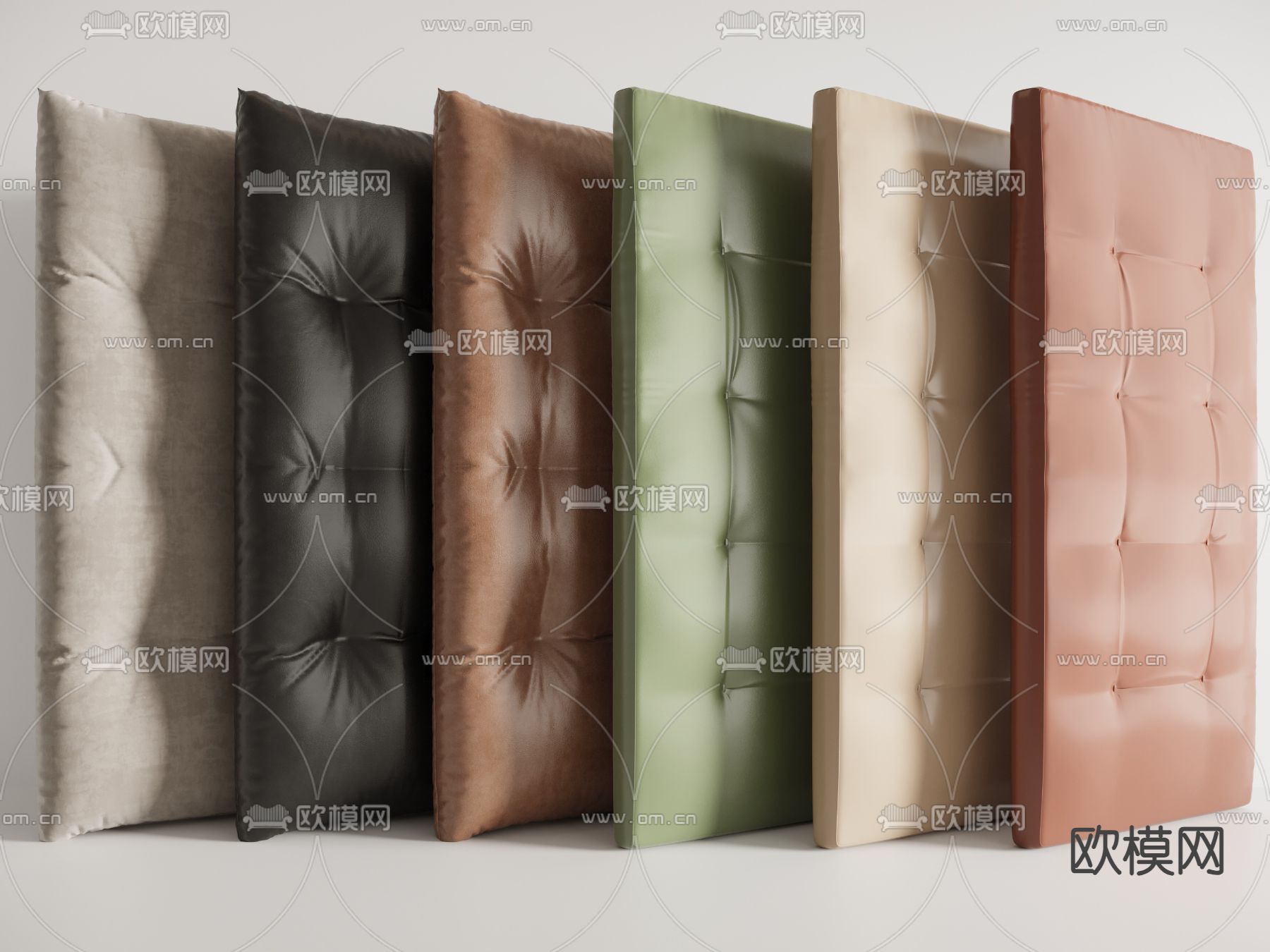 飘窗坐垫 软包垫子 沙发垫3d模型下载