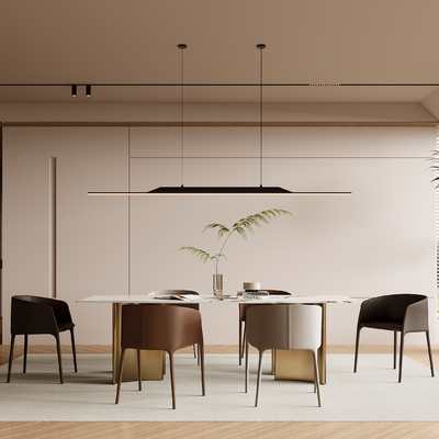 现代餐厅3d模型