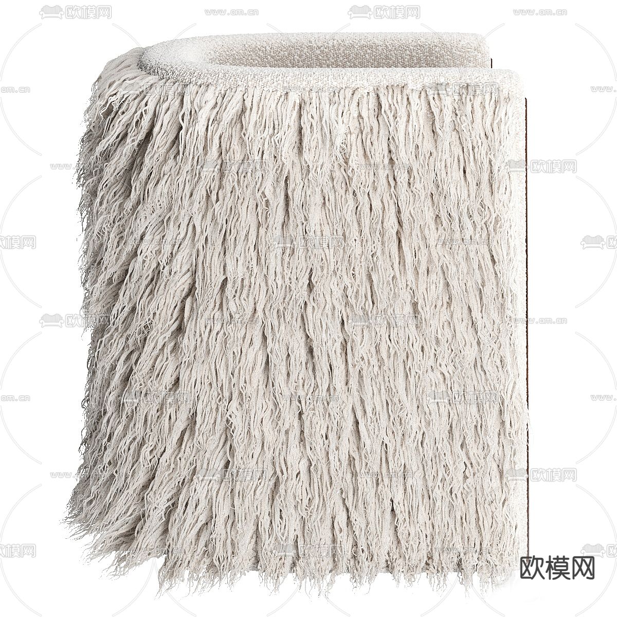 毛绒沙发3d模型下载（渲染图2）