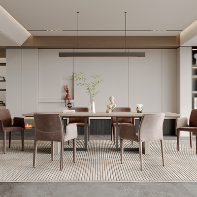 现代餐厅3d模型