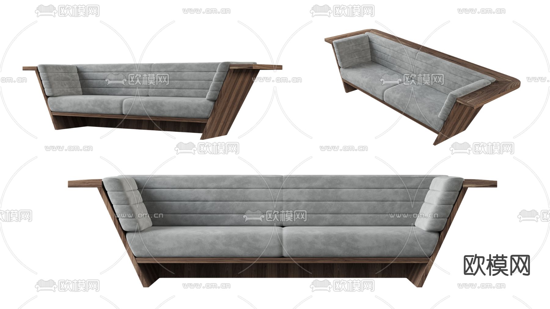 户外沙发3d模型下载