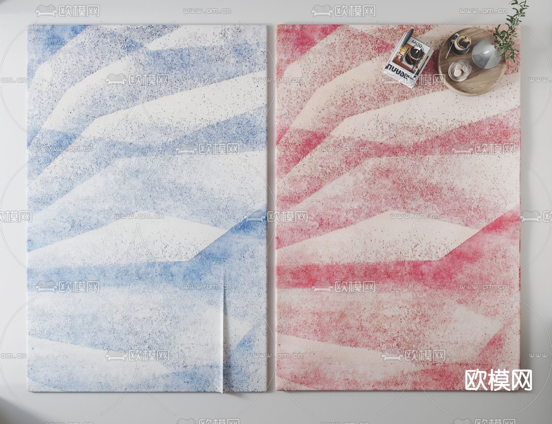 地毯 方毯3d模型下载