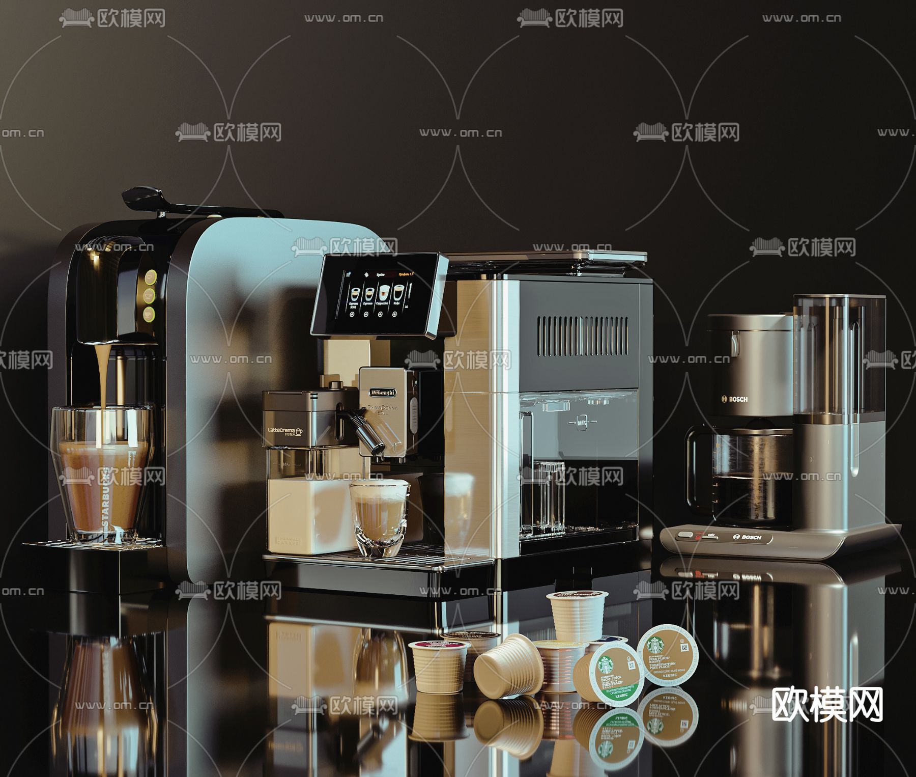 咖啡机3d模型下载