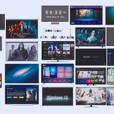 激光电视su模型