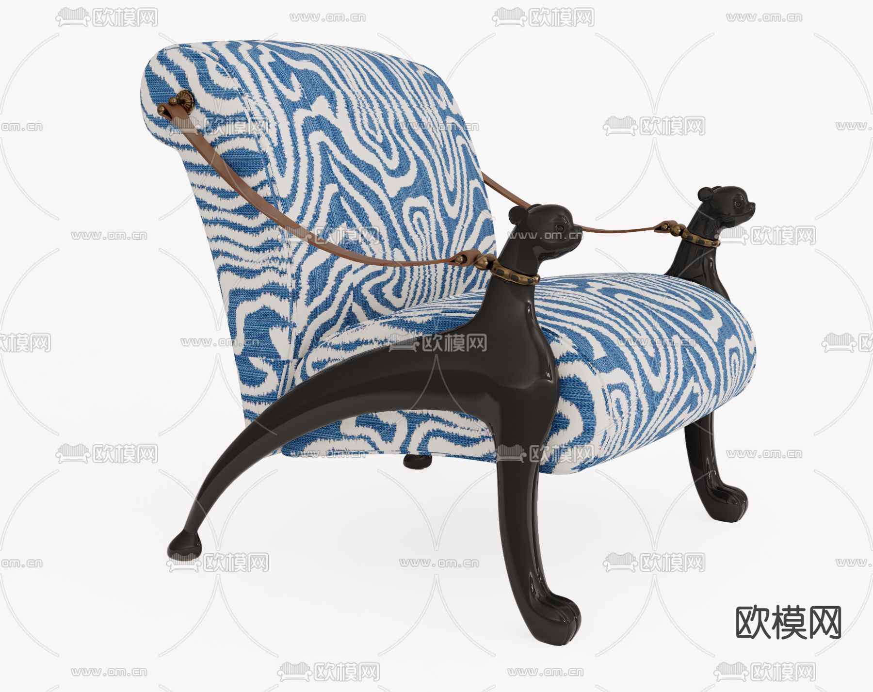 沙发椅su模型下载（渲染图1）