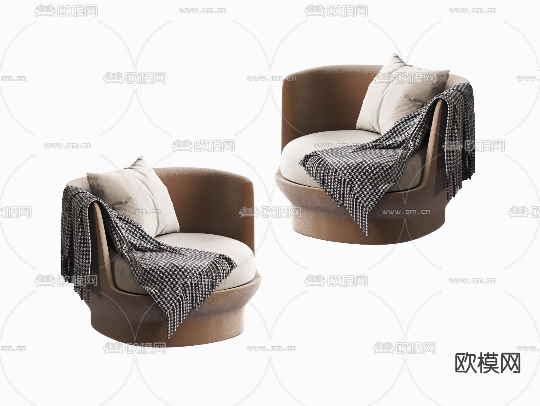 单人沙发3d模型下载