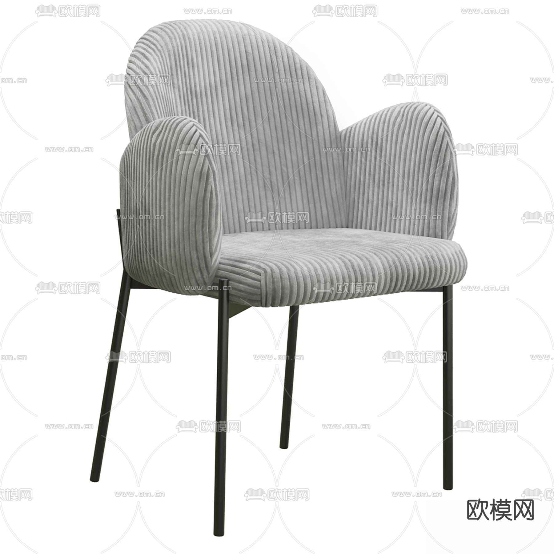Barcelona 椅子 休闲椅3d模型下载（渲染图2）