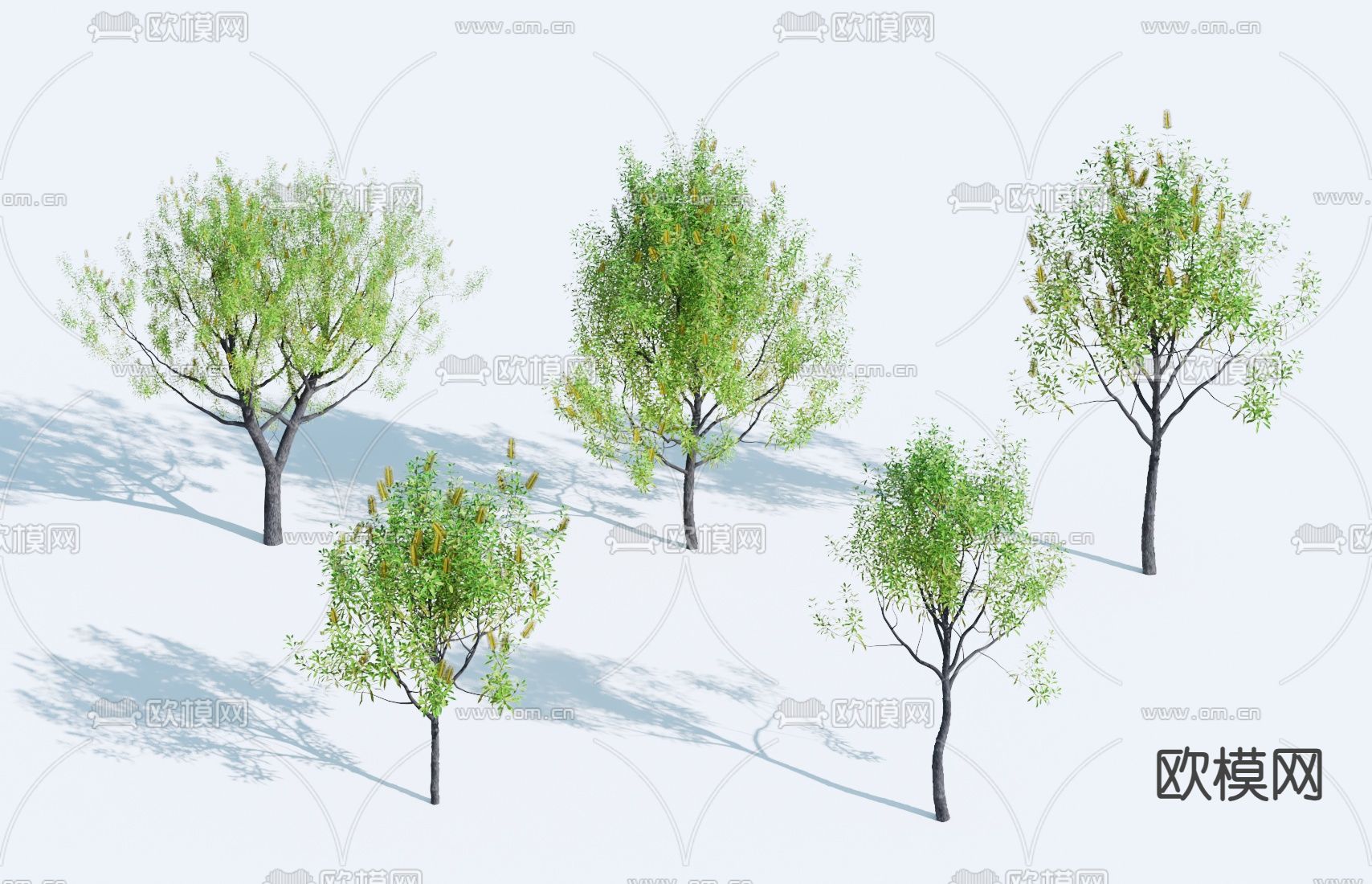 大树 景观树 行道树3d模型下载_ID14171502_3dmax免费模型-欧模网