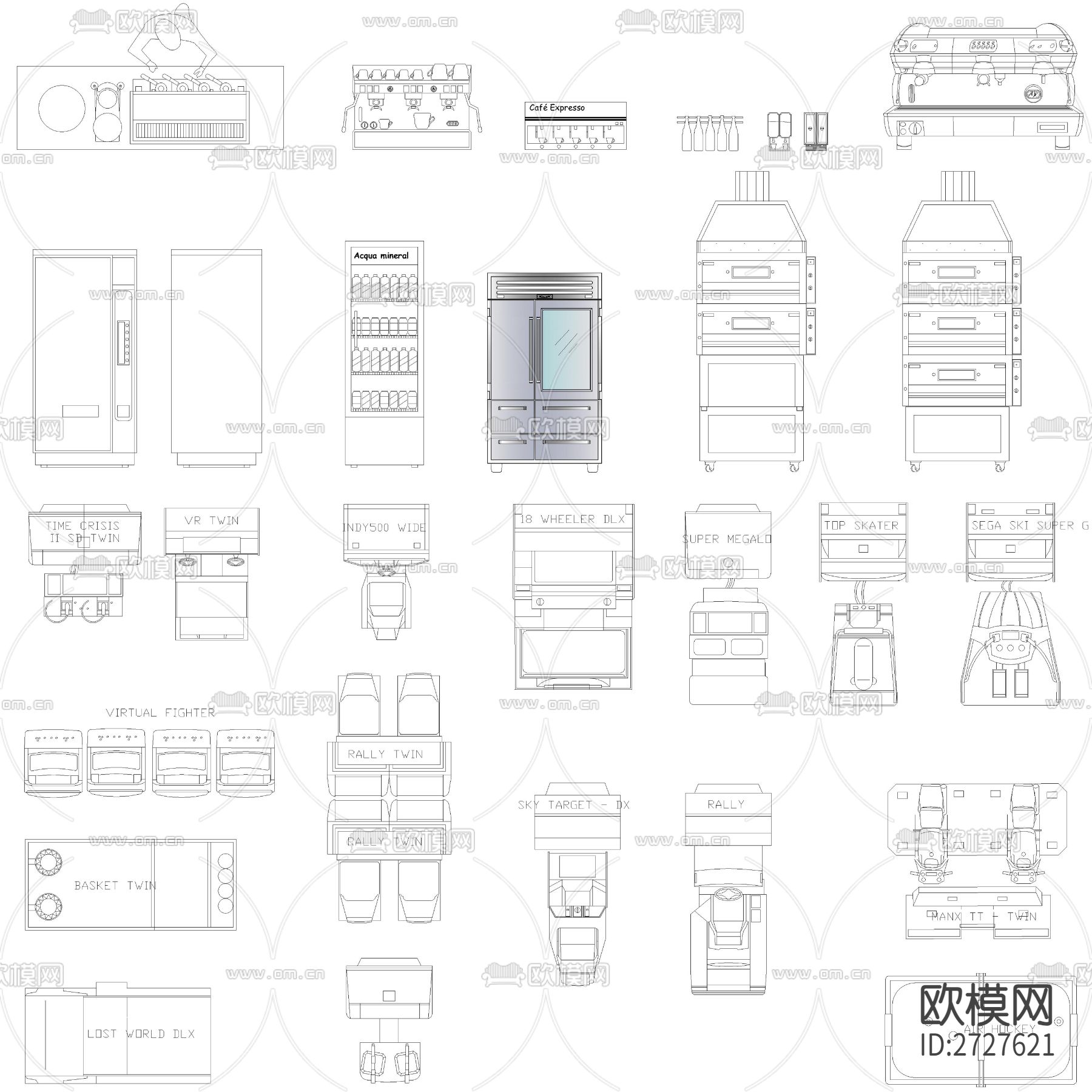 游戏机cad图库下载（渲染图1）