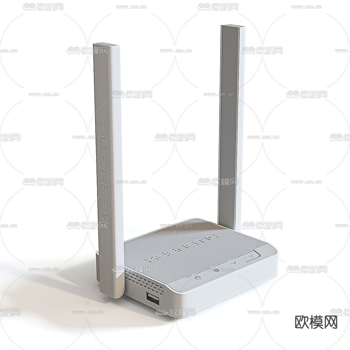 Wi-Fi 路由器3d模型下载（渲染图2）
